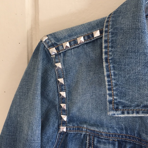 Hand Painted De-Constructed Denim Jacket Sz S - Picture 4 of 4